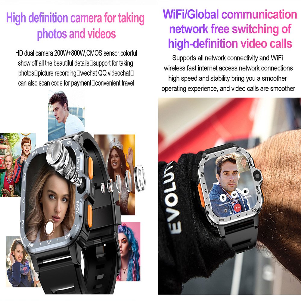 New Smart Watch 2024 PGD 4G 64G/16G 3g 4g 5g Watch android sim card NFC Monitor Health Sport Smart Watch For Men